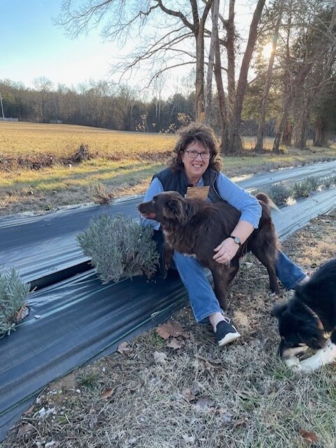 Karen with dog